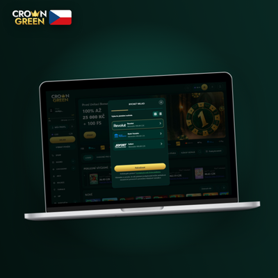 Bankovní převod pro vyšší vklady až 10 000 EUR v Crowngreen Kasinu