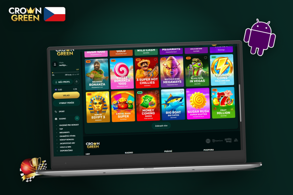 Crowngreen Kasino stažení počítač – desktop klient s automatickou aktualizací v rohu okna