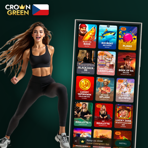 Crowngreen Kasino aplikace na smartphonu – stáhněte si mobilní zážitek ihned