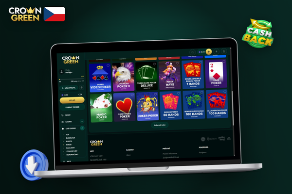 Operátor podpory pomáhá hráči s přihlášením do aplikace Crowngreen Kasino