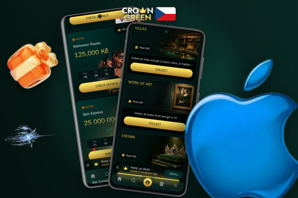 Pole pro Crowngreen kód bonusu GIFTCZ77 v registračním formuláři kasina