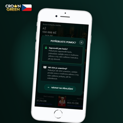 Uvítací bonus 100 % až 1 000 EUR po registraci v Crowngreen Kasino