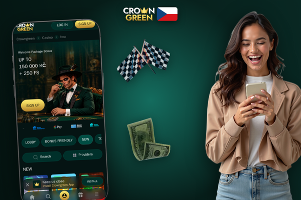 Progresbar věrnostního programu Crowngreen Kasino ukazující postup hráče a nasbírané body