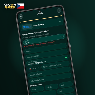 Stříbrná koruna úrovně Manor v Crowngreen Kasino věrnostním programu s reload bonusy