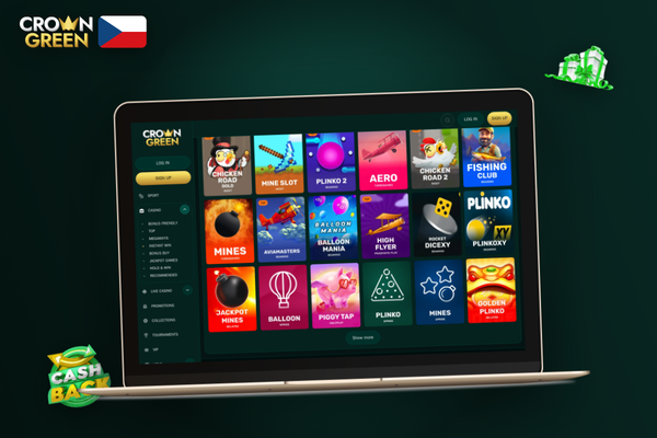 Hráč využívá zákaznickou podporu Crowngreen Kasino přes živý chat na laptopu i mobilu